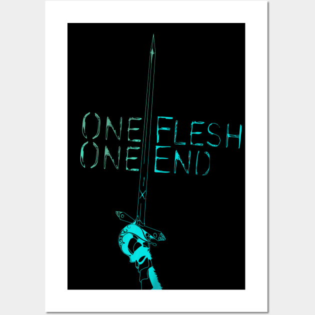 Gideon the Ninth One Flesh One End Wall Art by katmargoli